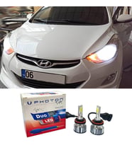 Hyundai Elantra Led Xenon Kısa Far Ampulü HB3 9005 Duo Yeni Seri Beyaz 2012+