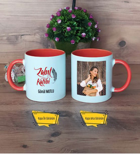 Zabıt Katibi Kupa Bardak Turuncu Fotoğraflı Yargı Çalışanları Günü