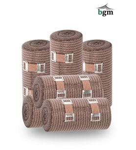 Premium Elastik Bandaj 10 cm Yüksek Kalite Esneklik ve Dayanıklılık  Spor & Ortopedik Destek  6’lı Set