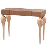 Dresuar 17586 TOMBUL Torna Model HAM Kayın Retro Ayak Orta Çekm MDF tabla El Yapı
