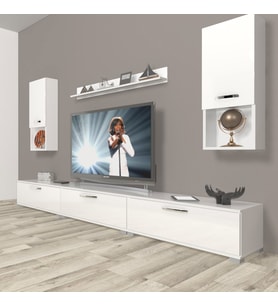 Decoraktiv Eko 270DA Slm Tv Ünitesi Tv Sehpası (Beyaz)