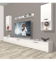 Decoraktiv Eko 270DA Slm Tv Ünitesi Tv Sehpası (Beyaz)