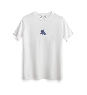 Animal Canavar Resim Baskılı Çocuk Beyaz Tshirt
