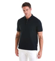 Hatemoğlu Lacivert Regular Fit Merserize Polo Yaka Pamuklu Tişört