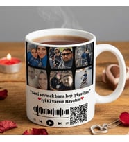 Kişiye Özel Kupa Bardak-6 Resim Film Rulo Qr Kodlu Hediyelik Kupa