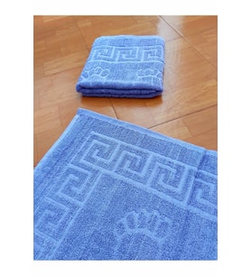 Ayak Havlusu 50x70 cm 2'li Set Mavi