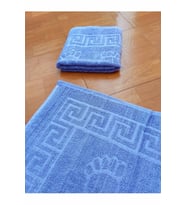 Ayak Havlusu 50x70 cm 2'li Set Mavi