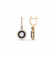 1,07 Karat Pırlantalı Elmas Küpe (Rose)