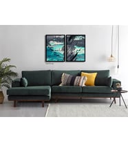 Çerçeveli Doku Efektli Tablo Seti 105x70 cm