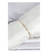 Mey İthalat® CM 14K Gold Renk Zincirli Model Kadın Bileklik