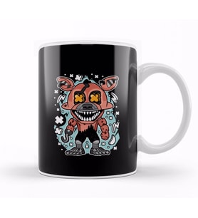 Nightmare Foxy Pop Art Fnaf Kupa Bardak Porselen