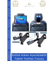 #TelefonTutucu Araç Arka Koltuk Başlık Uyumlu 360 Derece Döner Başlıklı Ayarlanabilir Tablet Telefon