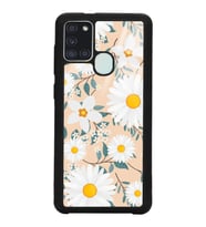 Samsung A21s Uyumlu Büyük Papatya Tasarımlı Glossy Telefon Kılıfı