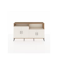 Arges Konsol 4 Raflı 4 Kapaklı 176x30x99 Çam-Aytaşı