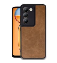 Vivo V30 Lite 4G Kılıf Aras Deri Kapak - Taba