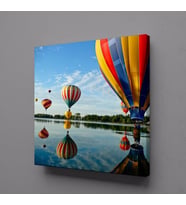 RENGARENK BALONLARI KANVAS TABLO 30x30cm (Karışık)