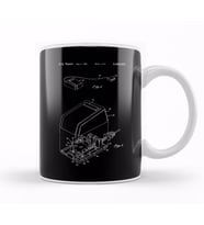 Apple Computer Mouse Patent Blueprint Kupa Bardak Porselen