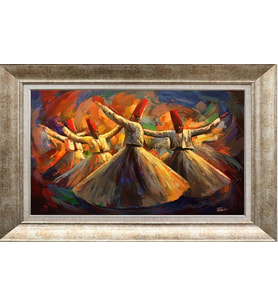 GÜMÜŞ ÇERÇEVELİ TABLO NN239