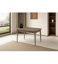 Kelebek Ortadan Açılır Büyüyen Yemek Masası Cappicino 80x130cm