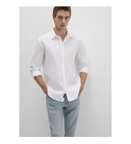 Mavi Slim Fit Beyaz Erkek Gömlek M0211656-620