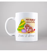 Mutlu Yıllar & Merry Christmas Yılbaşı Kupası Kişiye Özel