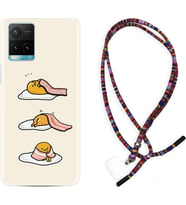 Vivo Y11S Y21S Y20 Y20S Y70 Kılıf Boyun Asklı Rasta Silikon Sweety Egg 1322