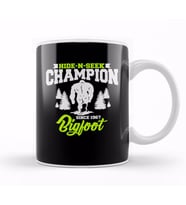 Funny Bigfoot Hide N Seek Champion Since 1967 Kupa Bardak Porselen