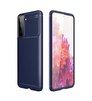 Samsung Galaxy S21 Kılıf Esnek Soft Karbon Tasarım Legion Serisi (Lacivert)