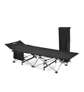 Madfox AeroLift Katlanır Kamp Yatağı Kampet BLACK