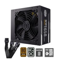 COOLERMASTER 650W 80+ BRONZE CMP510 TG CP510-KGNN65-S01 4-ARGB Fanlı Gaming Mid-Tower PC Kasası