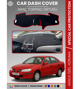 NİSSAN ALMERA KAPAKLI (2000-2006) Torpido Örtüsü Premium Torpido Koruma Araca Özel UV Koruma