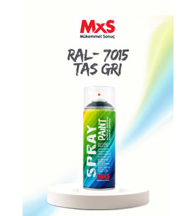 MxS RAL 7015 Taş Gri Akrilik Sprey Boya 400 ML