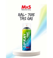 MxS RAL 7015 Taş Gri Akrilik Sprey Boya 400 ML
