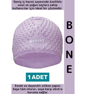 #Bone Su Sızdırmaz Esnek Yumuşak Silikon Havuz Deniz Yüzme Kulağa Su Geçirmez Büyük Beden Saç Bonesi