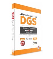 DGS Kitap Konu Özetli Soru Bankası Video Anlatımlı Tek Kitap