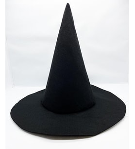 Siyah Cadı Şapkası - Cadılar Bayramı Şapkası - Halloween Şapkası - Halloween Hat