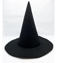 Siyah Cadı Şapkası - Cadılar Bayramı Şapkası - Halloween Şapkası - Halloween Hat