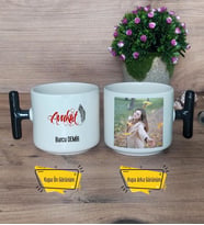 Avukat Kupa Bardak Fotoğraflı T Siyah Kulplu Avukatlar Günü Hediyesi