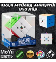 Orijinal MoYu Meilong 3x3 Manyetik Küp Kutulu - Moyu Speed Cube - Moyu 3x3 Zeka Küpü - Zeka Küpü - M