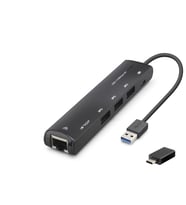 Usb Type-c 3.2 Gen1 Hub Gigabit Lan 4 Port 5 Gbps Siyah HDX7897
