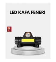 Mey İthalat® Profesyonel Şarjlı LED Kafa Lambası – Uzun Mesafe + Ortam Aydınlatması