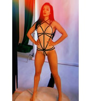 Mulvxbrf Brf02 Ağ Kısmı Açık  Deri Harness - Brf258 (Mulvix)
