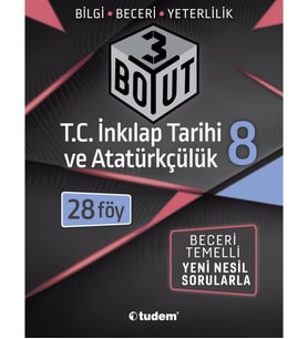 8.SINIF İNKİLAP TARİHİ 3 BOYUT TUDEM