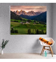 Dolomit Dağları Dekoratif Kanvas Tablo