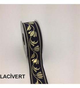 35090-Bordür - 10 mt Lacivert-Altın