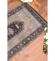 EVDEYA Dijital Baskılı Yıkanabilir Hediyelik Klasik Namazlık Seccade 70x130cm, SECCADE-33-KAHVERENGİ, (Kahverengi)
