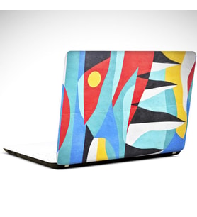 Desenler Soyut Laptop Sticker 15.6 inch (38X27CM)