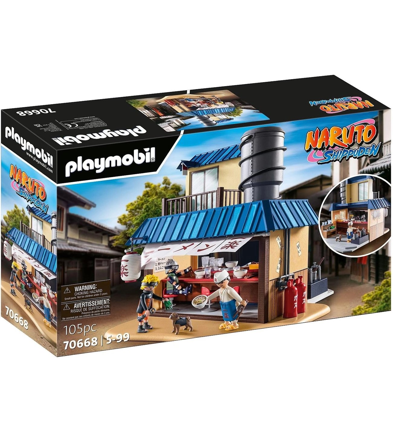 PLAYMOBIL Naruto Shippuden Ichiraku Ramen Shop - 70668