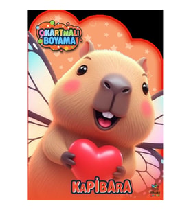 Kapibara Zamanı – Çıkartmalı Boyama Kitabı