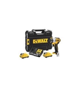 Dewalt DCF801D2-QW Kömürsüz Darbeli Tornavida 12V 2.0Ah (Sarı)